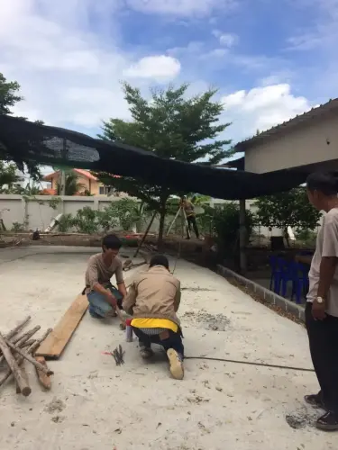 งานวางหมุดแนวเสาเข็ม 1